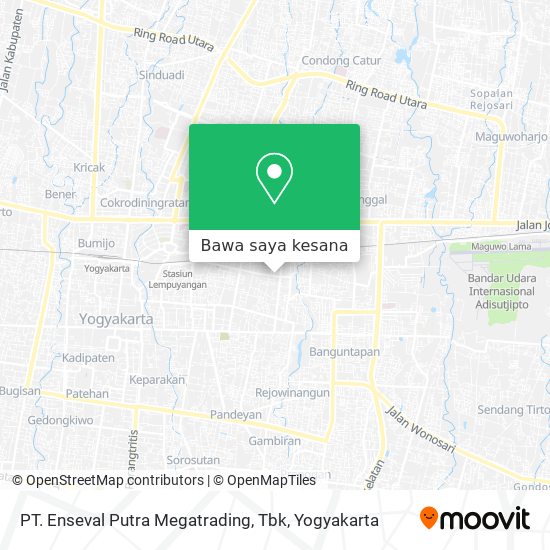 Peta PT. Enseval Putra Megatrading, Tbk