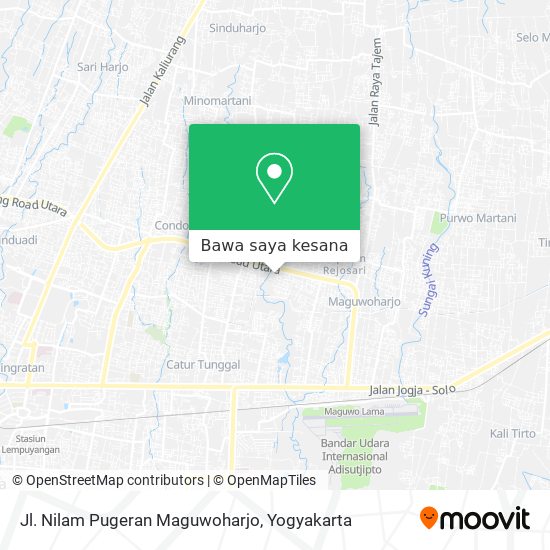 Peta Jl. Nilam Pugeran Maguwoharjo