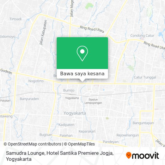 Peta Samudra Lounge, Hotel Santika Premiere Jogja