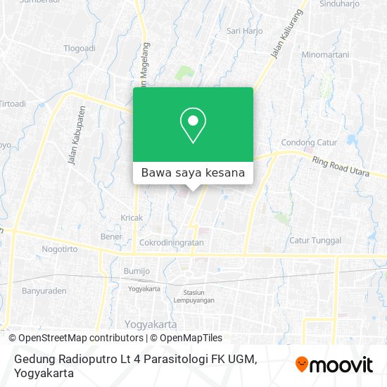 Peta Gedung Radioputro Lt 4 Parasitologi FK UGM