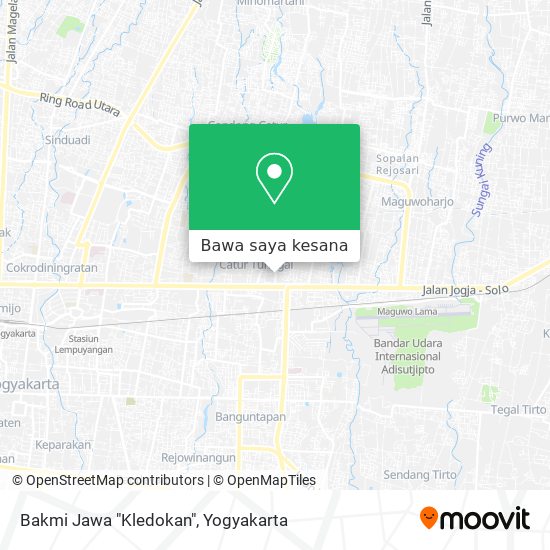 Peta Bakmi Jawa "Kledokan"