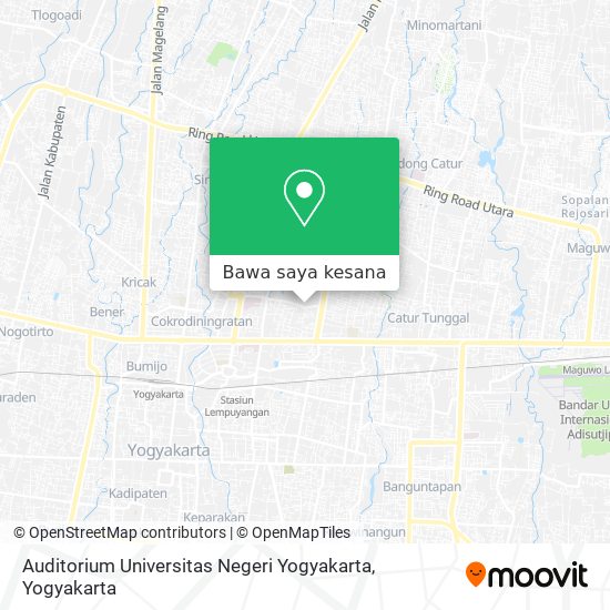 Peta Auditorium Universitas Negeri Yogyakarta