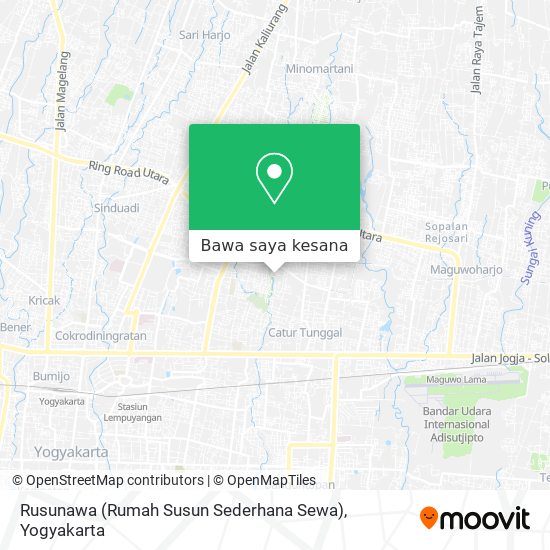 Peta Rusunawa (Rumah Susun Sederhana Sewa)