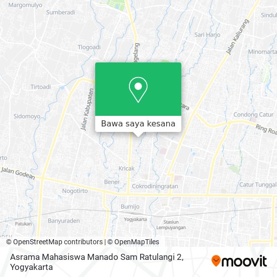 Peta Asrama Mahasiswa Manado Sam Ratulangi 2