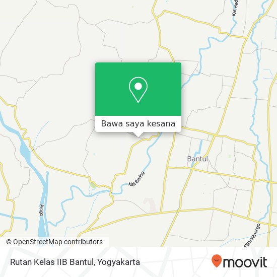 Peta Rutan Kelas IIB Bantul