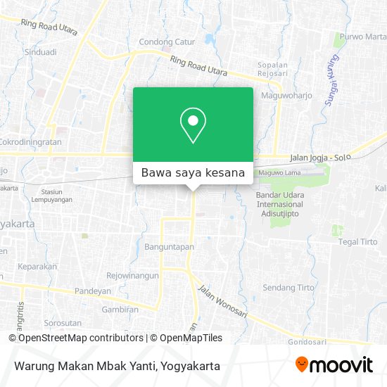 Peta Warung Makan Mbak Yanti