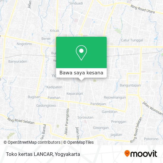 Peta Toko kertas LANCAR