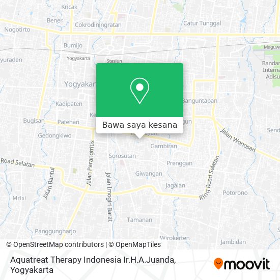 Peta Aquatreat Therapy Indonesia Ir.H.A.Juanda