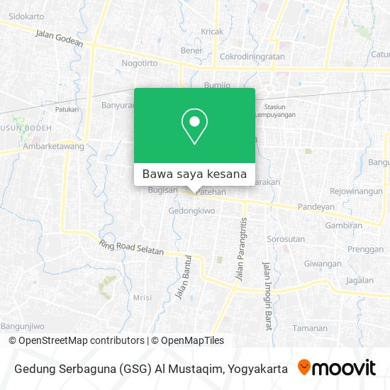 Peta Gedung Serbaguna (GSG) Al Mustaqim