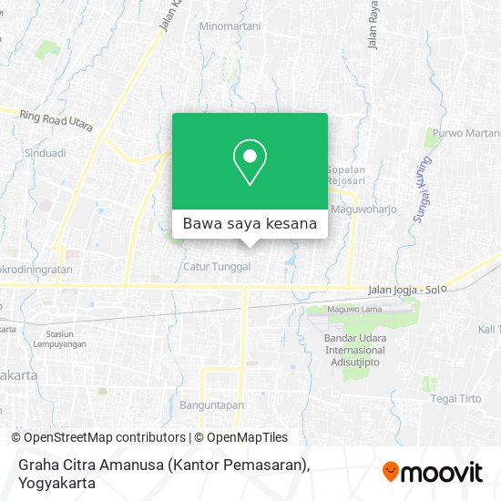 Peta Graha Citra Amanusa (Kantor Pemasaran)