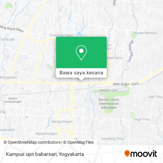 Peta Kampus upn babarsari