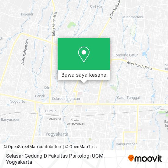 Peta Selasar Gedung D Fakultas Psikologi UGM