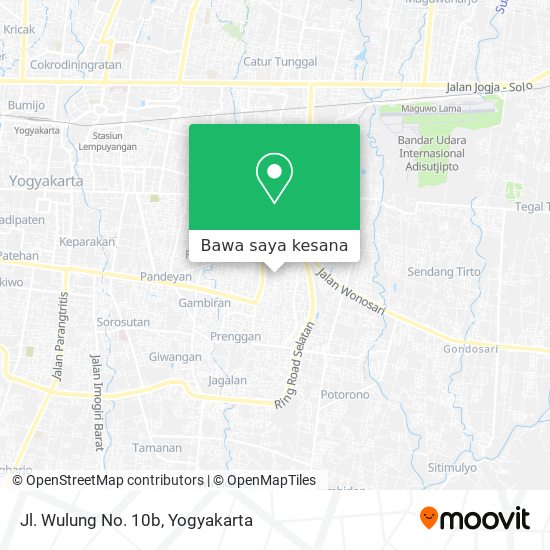 Peta Jl. Wulung No. 10b