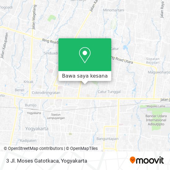 Peta 3 Jl. Moses Gatotkaca