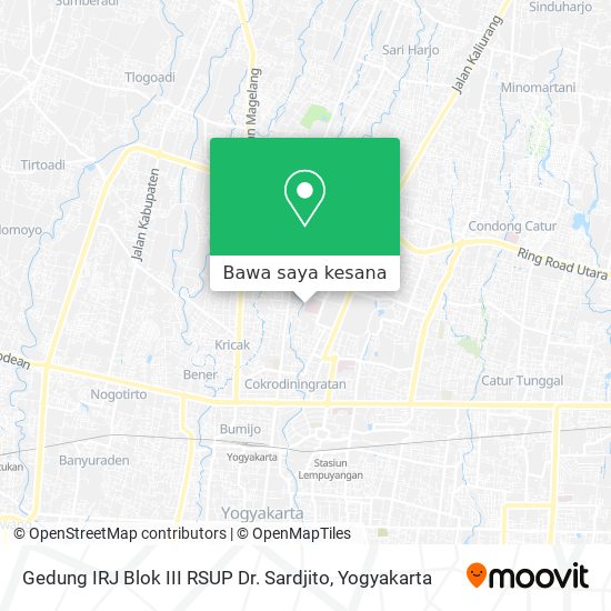 Peta Gedung IRJ Blok III RSUP Dr. Sardjito