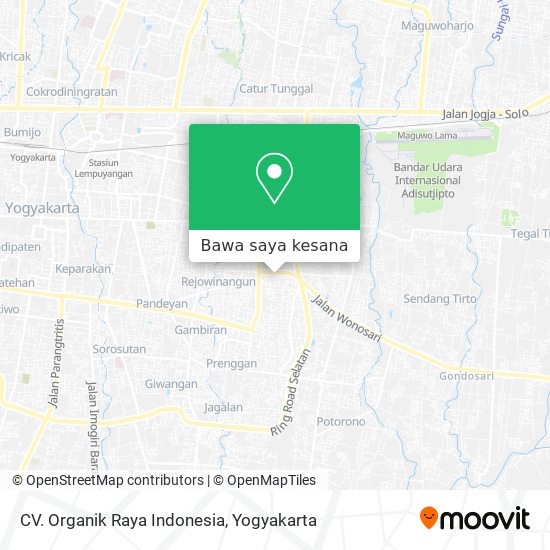 Peta CV. Organik Raya Indonesia