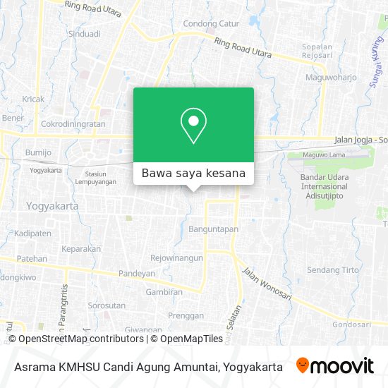 Peta Asrama KMHSU Candi Agung Amuntai