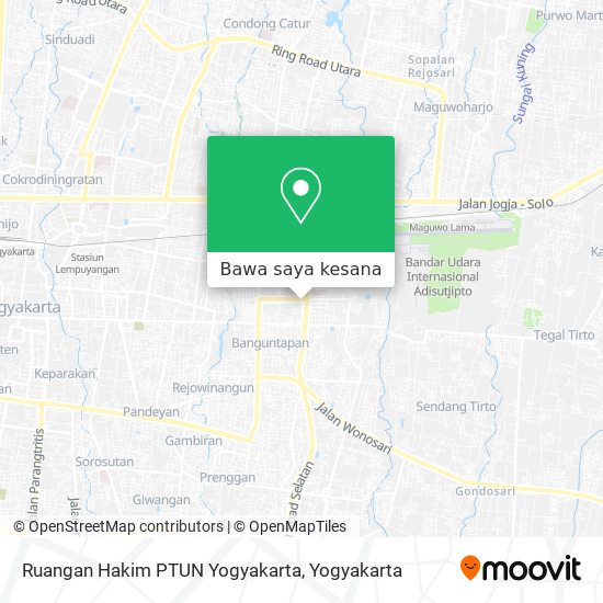 Peta Ruangan Hakim PTUN Yogyakarta