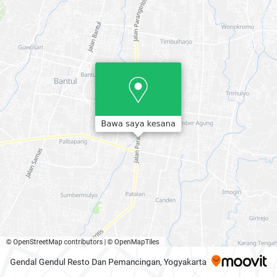 Peta Gendal Gendul Resto Dan Pemancingan