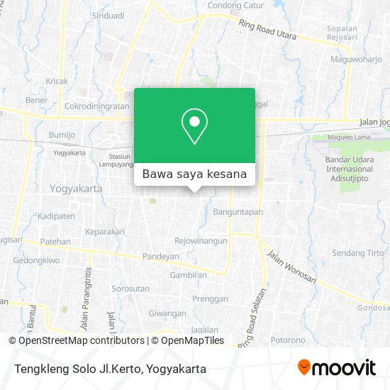 Peta Tengkleng Solo Jl.Kerto