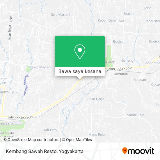 Peta Kembang Sawah Resto