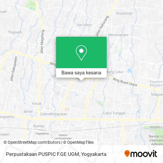 Peta Perpustakaan PUSPIC F.GE UGM