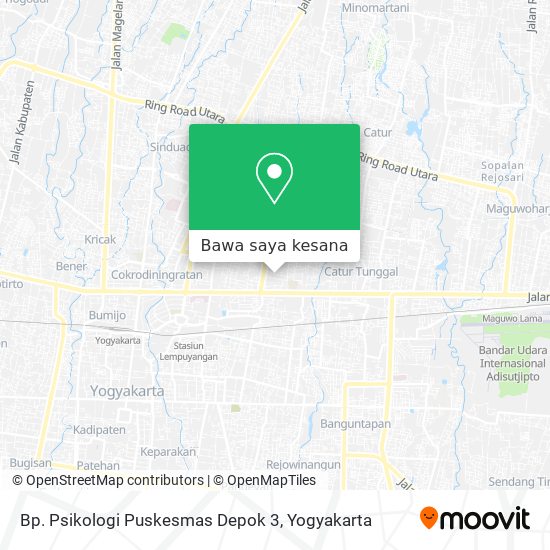 Peta Bp. Psikologi Puskesmas Depok 3