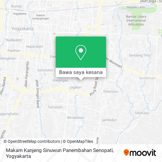 Peta Makam Kanjeng Sinuwun Panembahan Senopati