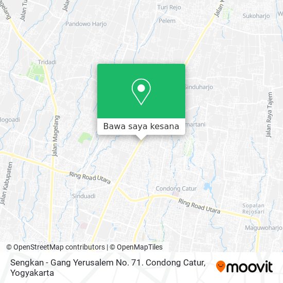 Peta Sengkan -  Gang Yerusalem No. 71. Condong Catur