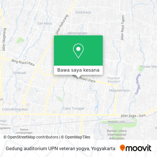 Peta Gedung auditorium UPN veteran yogya