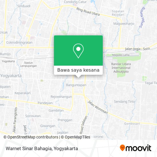 Peta Warnet Sinar Bahagia