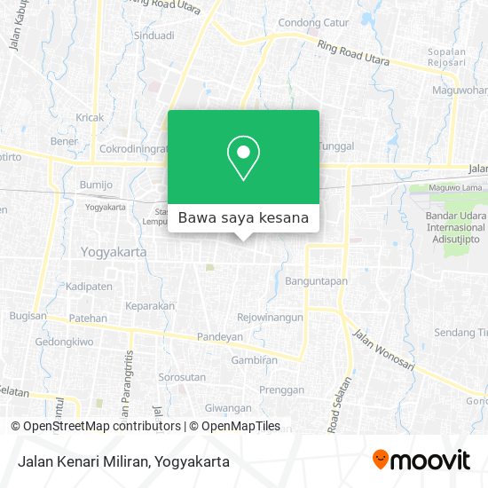 Peta Jalan Kenari Miliran