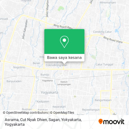 Peta Asrama, Cut Nyak Dhien, Sagan, Yokyakarta