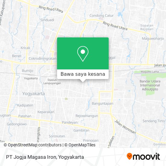 Peta PT Jogja Magasa Iron