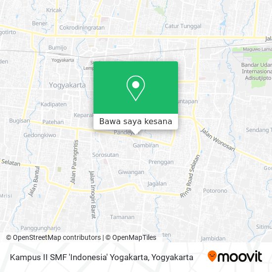 Peta Kampus II SMF 'Indonesia' Yogakarta