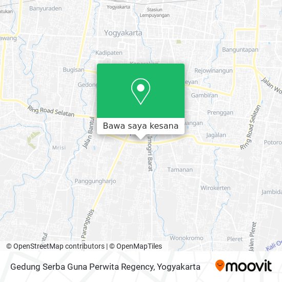 Peta Gedung Serba Guna Perwita Regency