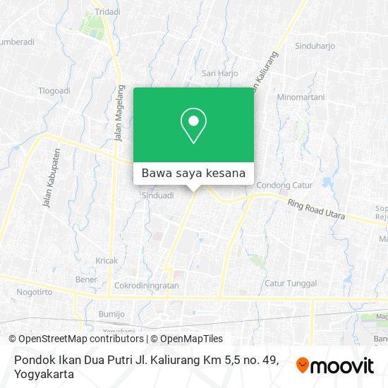 Peta Pondok Ikan Dua Putri
Jl. Kaliurang Km 5,5 no. 49