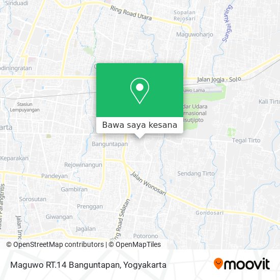 Peta Maguwo RT.14 Banguntapan