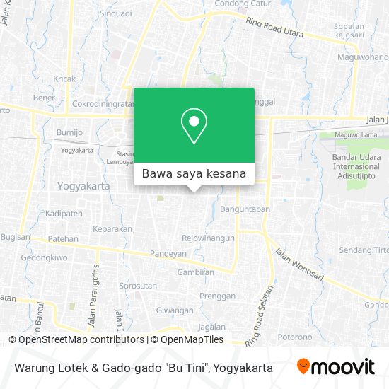 Peta Warung Lotek & Gado-gado "Bu Tini"