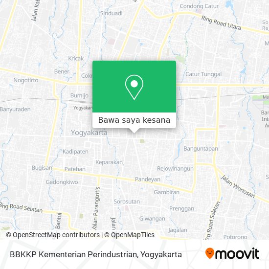Peta BBKKP Kementerian Perindustrian