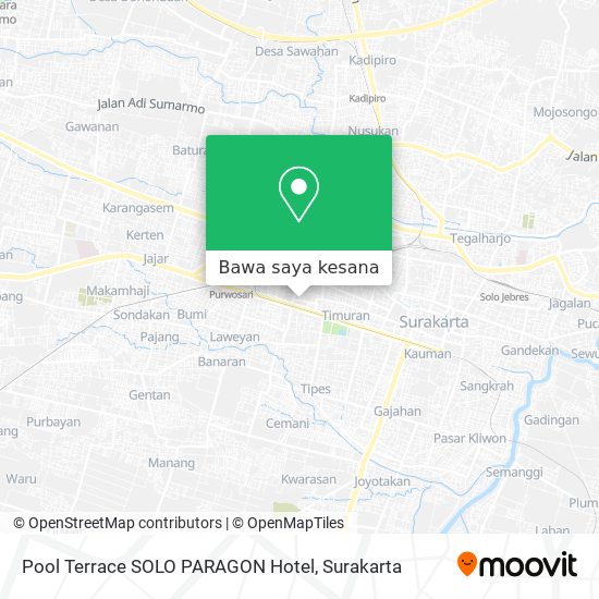 Peta Pool Terrace SOLO PARAGON Hotel