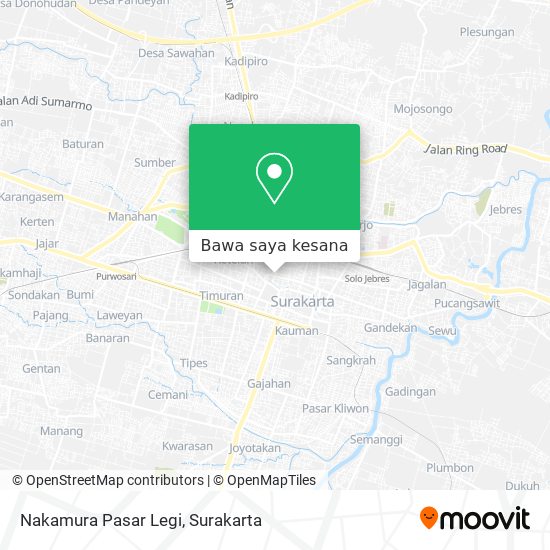 Peta Nakamura Pasar Legi