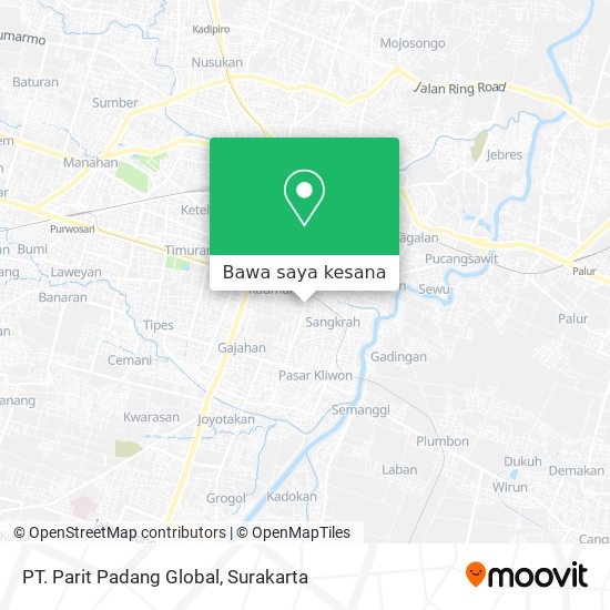 Peta PT. Parit Padang Global