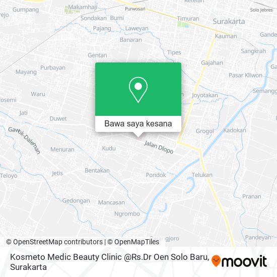 Peta Kosmeto Medic Beauty Clinic @Rs.Dr Oen Solo Baru