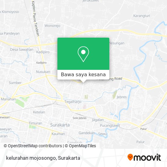 Peta kelurahan mojosongo