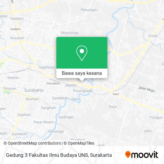 Peta Gedung 3 Fakultas Ilmu Budaya UNS