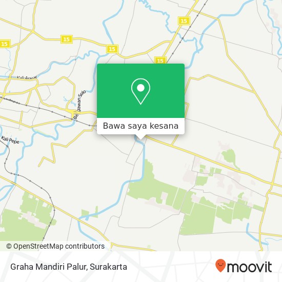 Peta Graha Mandiri Palur