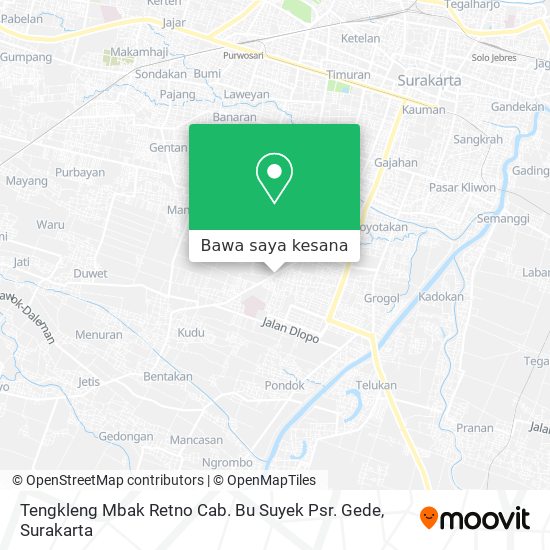 Peta Tengkleng Mbak Retno Cab. Bu Suyek Psr. Gede