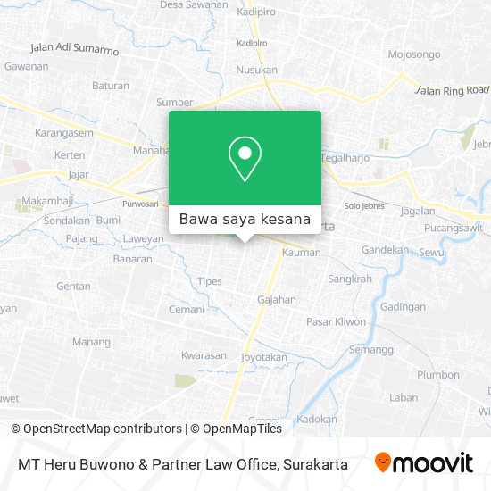 Peta MT Heru Buwono & Partner Law Office