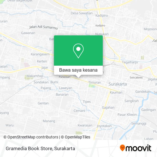 Peta Gramedia Book Store